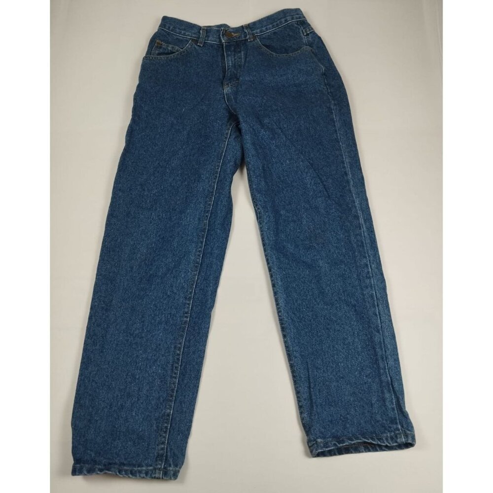 Vintage Lee Men 30x29 Relaxed Fit Blue Jeans Made in USA Union Made Denim